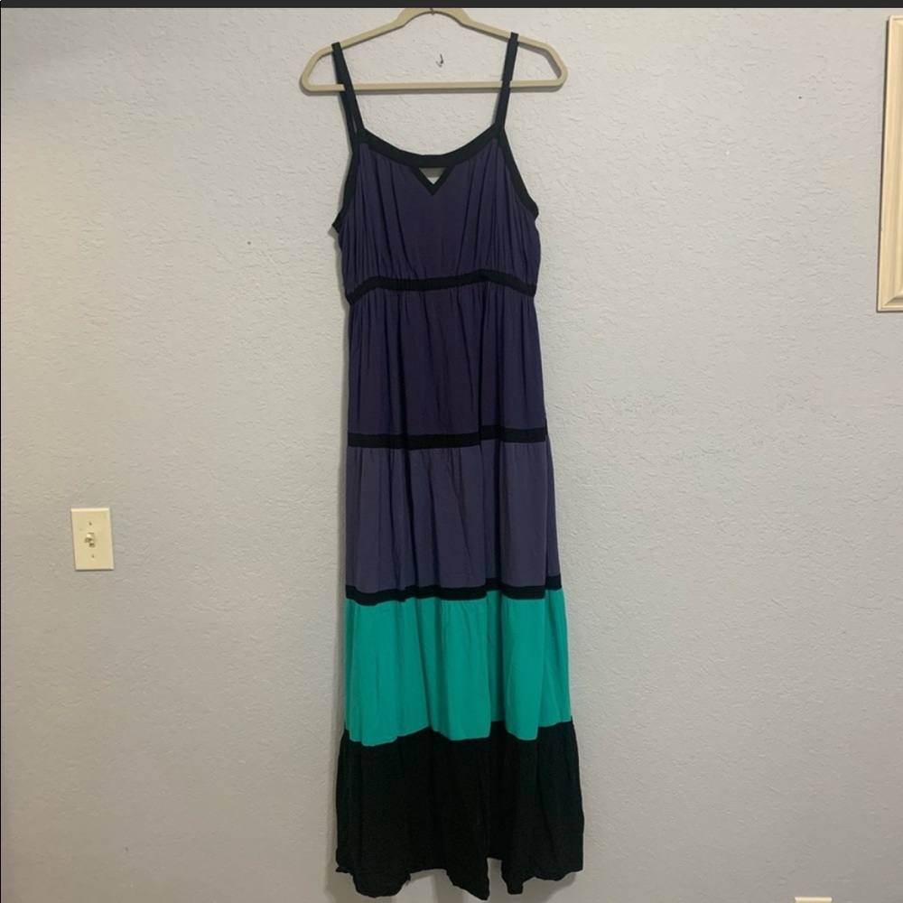 Torrid Color block Maxi dress 3x
